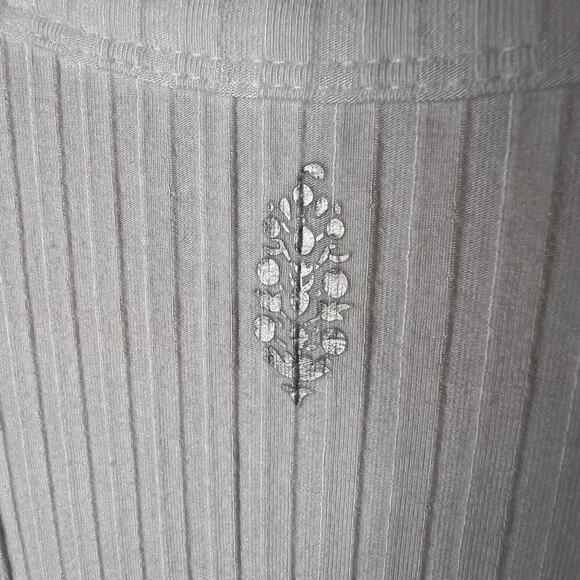 Free People FP Movement Top Womens Size S/P White Wide Ribbed Tank Summer - Picture 12 of 16